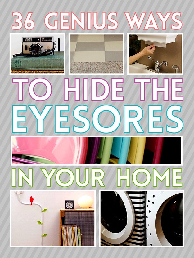 36 Genius Ways to HIDE Eyesores